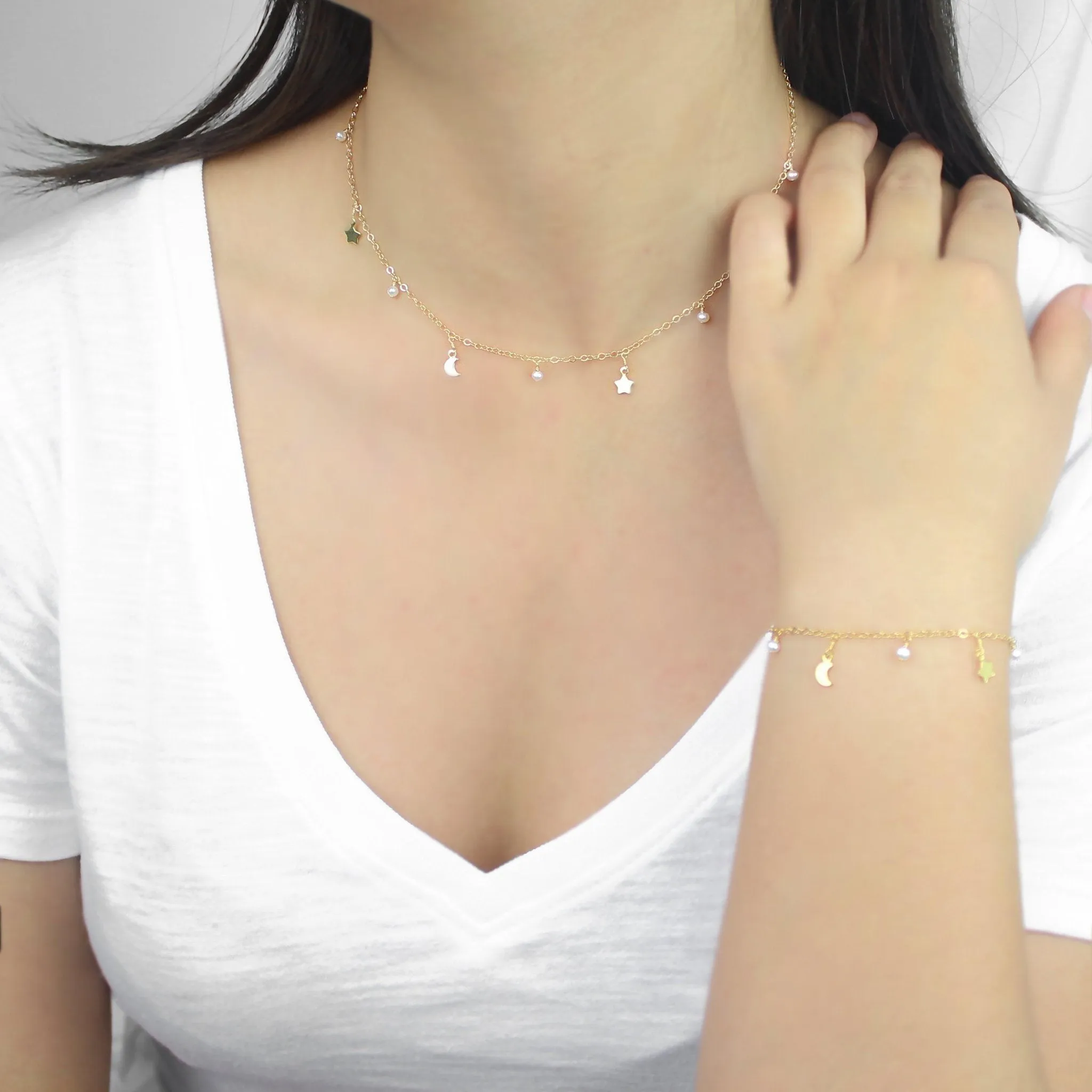 Moon & Star Bracelet