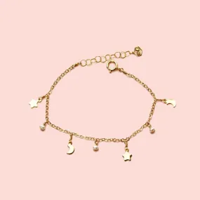 Moon & Star Bracelet
