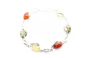 Multicolour Celtic Amber Bracelet