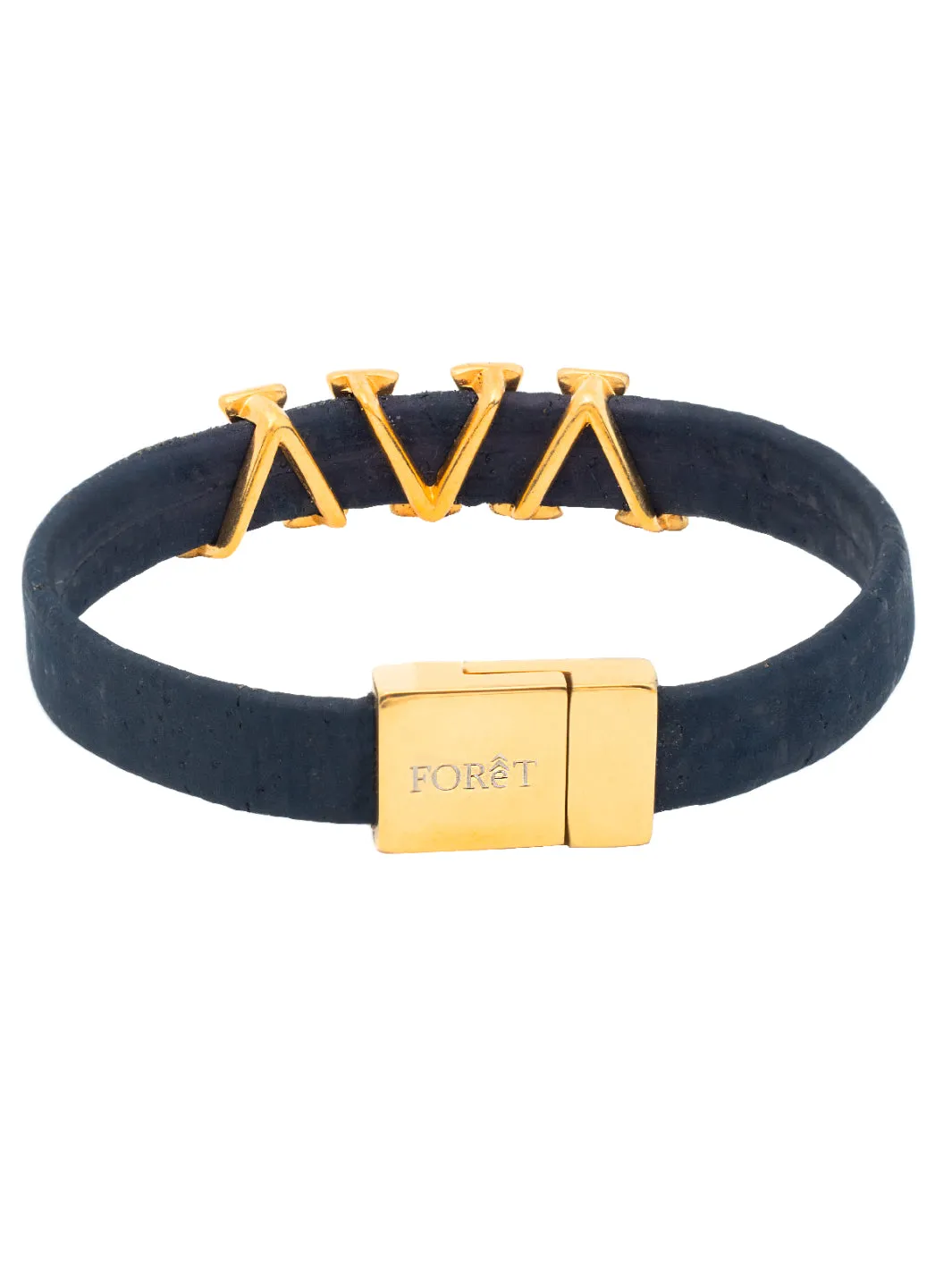 Nautical Gold Shark Tooth Cork Bracelet