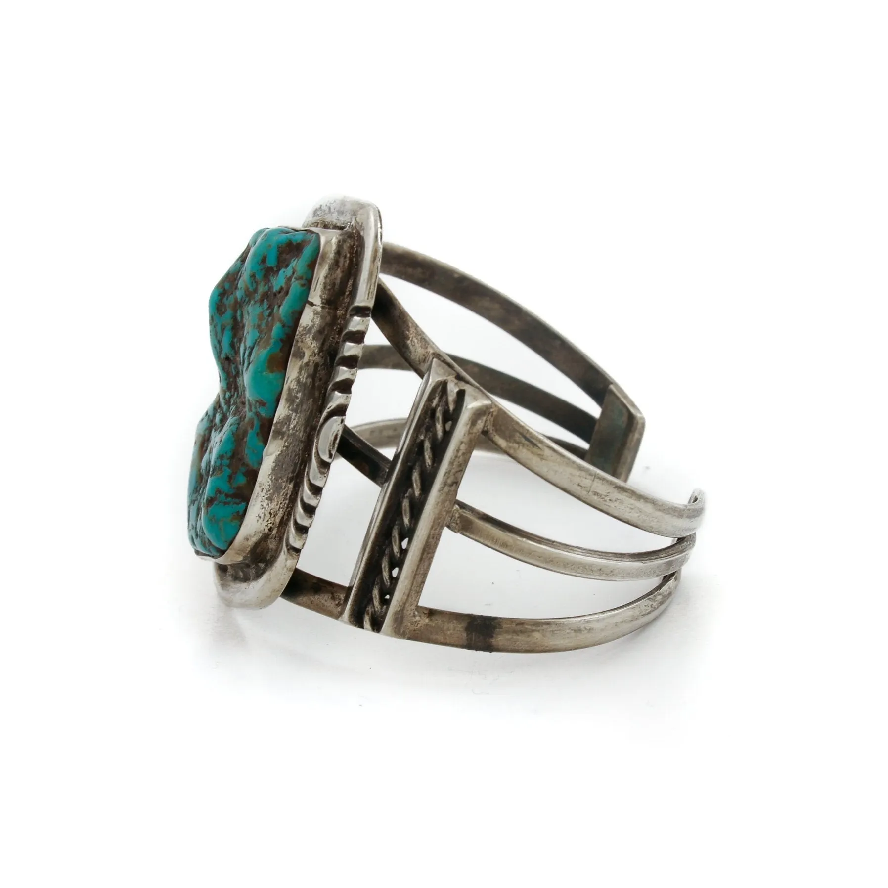 Navajo Turquoise Nugget Cuff
