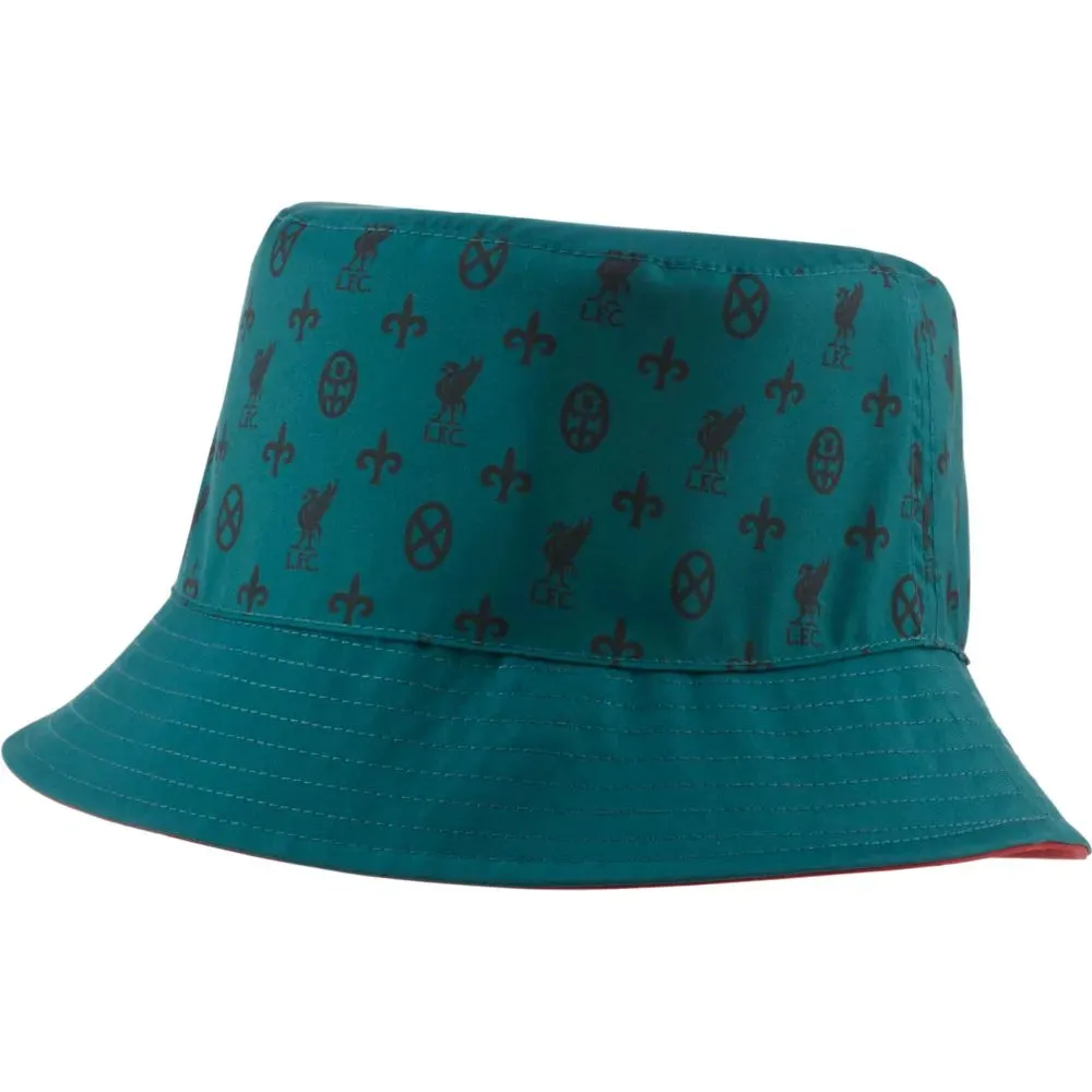 Nike 2021-22 Liverpool DF Reversible Bucket Hat - Burgundy-Teal