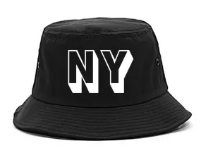 NY Block Letter New York Bucket Hat