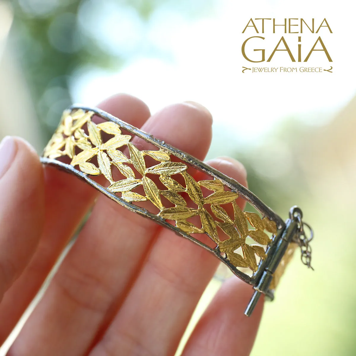 Open Olive Tree Bracelet