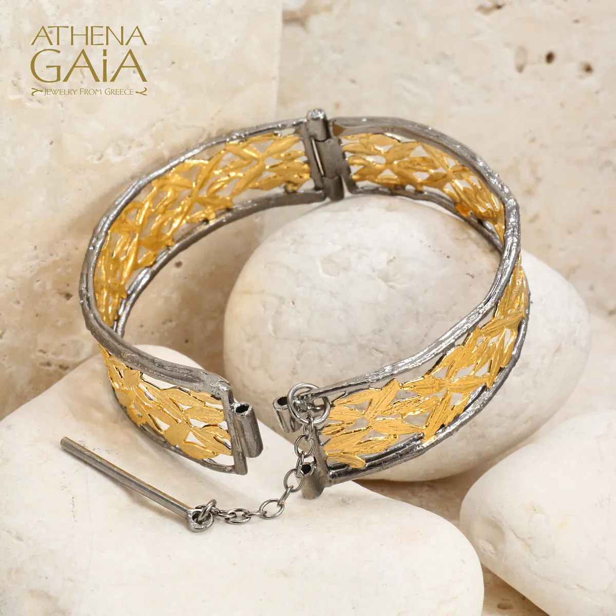 Open Olive Tree Bracelet