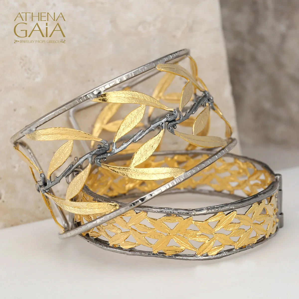 Open Olive Tree Bracelet