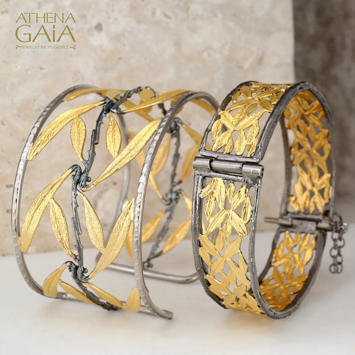 Open Olive Tree Bracelet