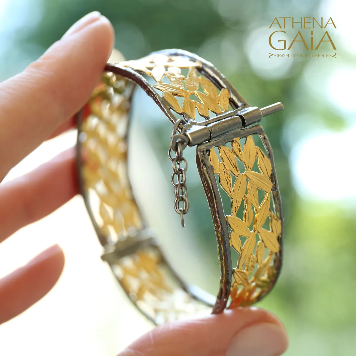 Open Olive Tree Bracelet