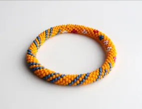 Orange Splash Roll On Bracelet