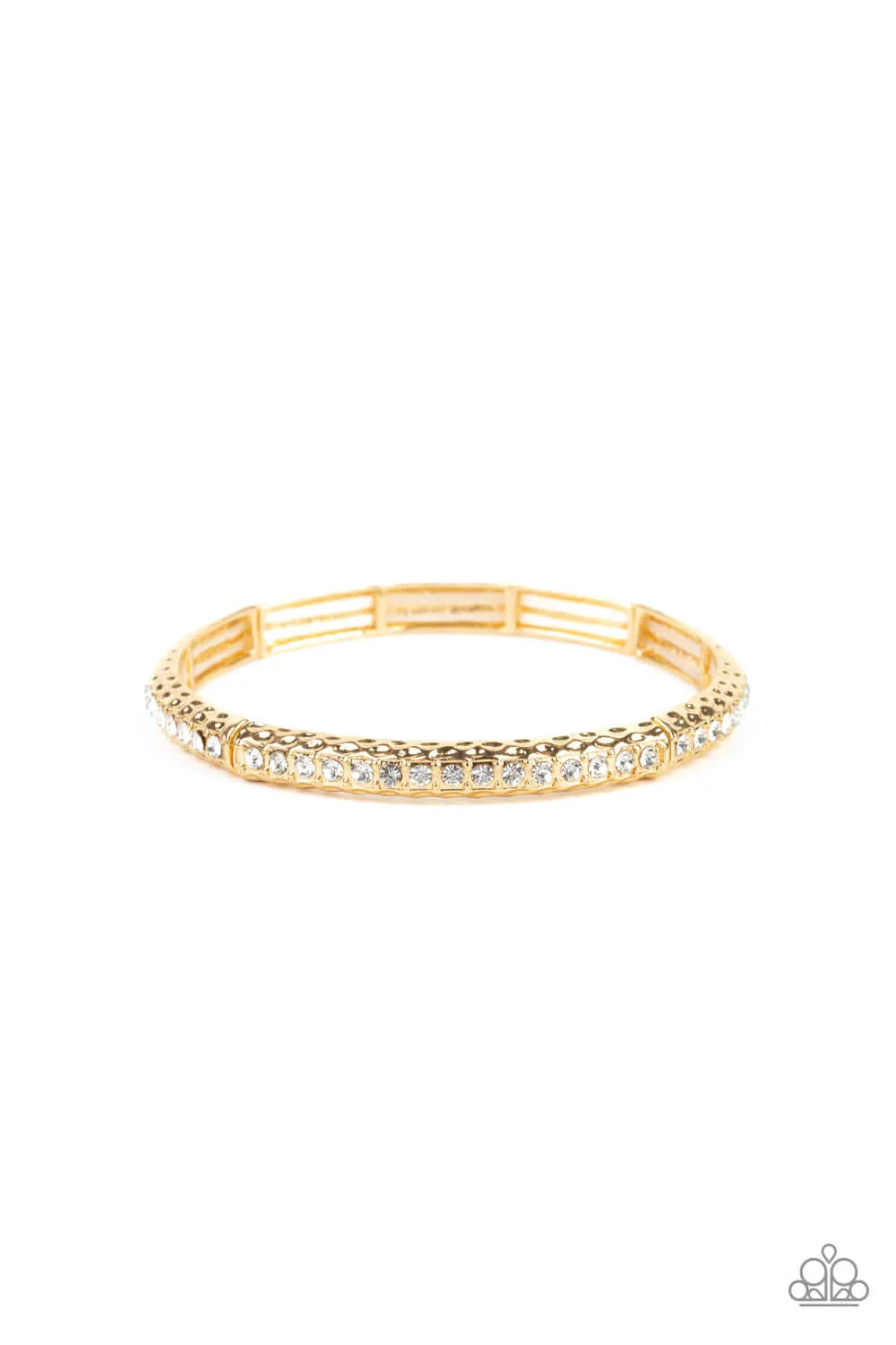 Paparazzi Accessories  - Cha Cha Ching! #B207 Peg - Gold Bracelet