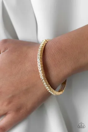 Paparazzi Accessories  - Cha Cha Ching! #B207 Peg - Gold Bracelet