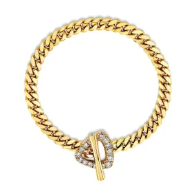 Pavé Diamond Trillion Toggle Bracelet | Ready to Ship