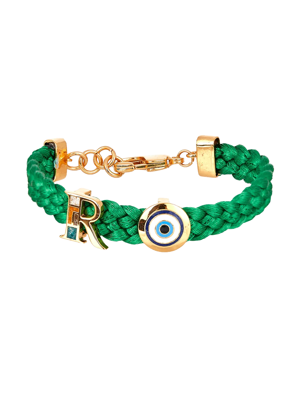 Personalised Unisex Infini Thread of Protego Shamrock Green and Gold