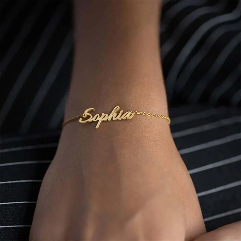 Personalized Stainless Steel Name Bracelet