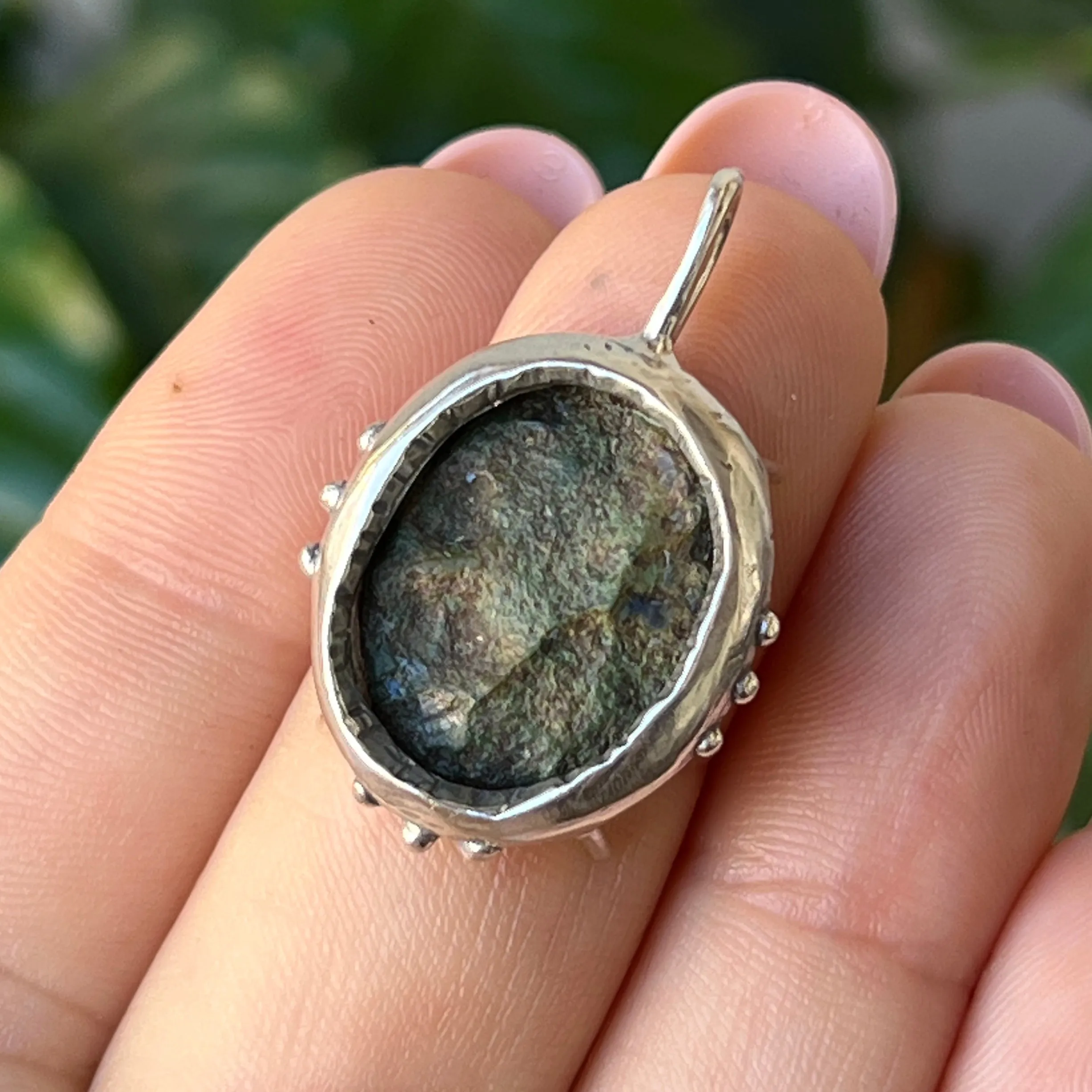 PRE-ORDER FOR CHRISTINA- Tobasco Agate Geode Pendant
