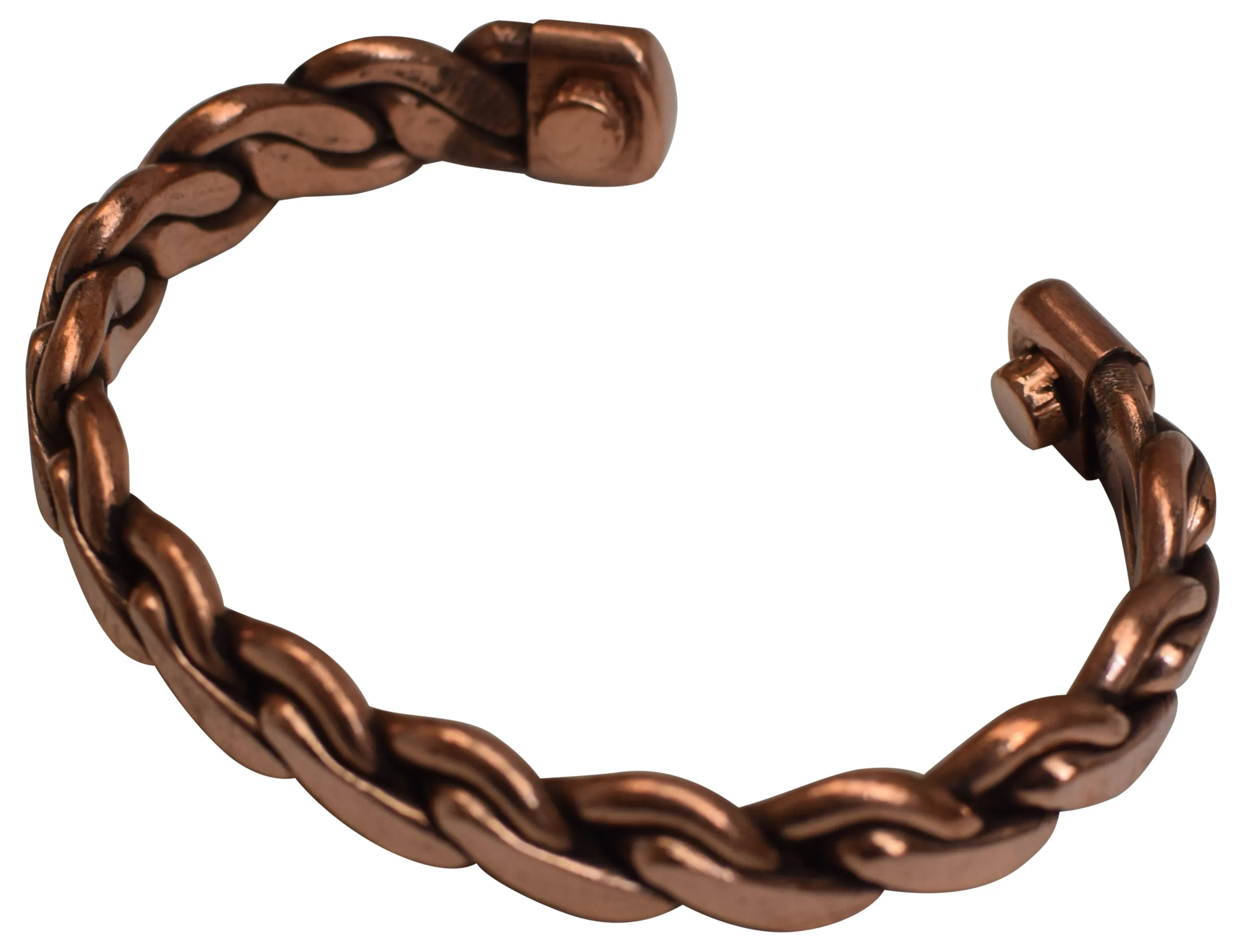 Pure Copper Braided Magnetic Golf Bracelet for Recovery & Injury Relief