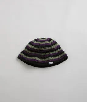 Rassvet Striped Knitted Bucket Hat - Stripes