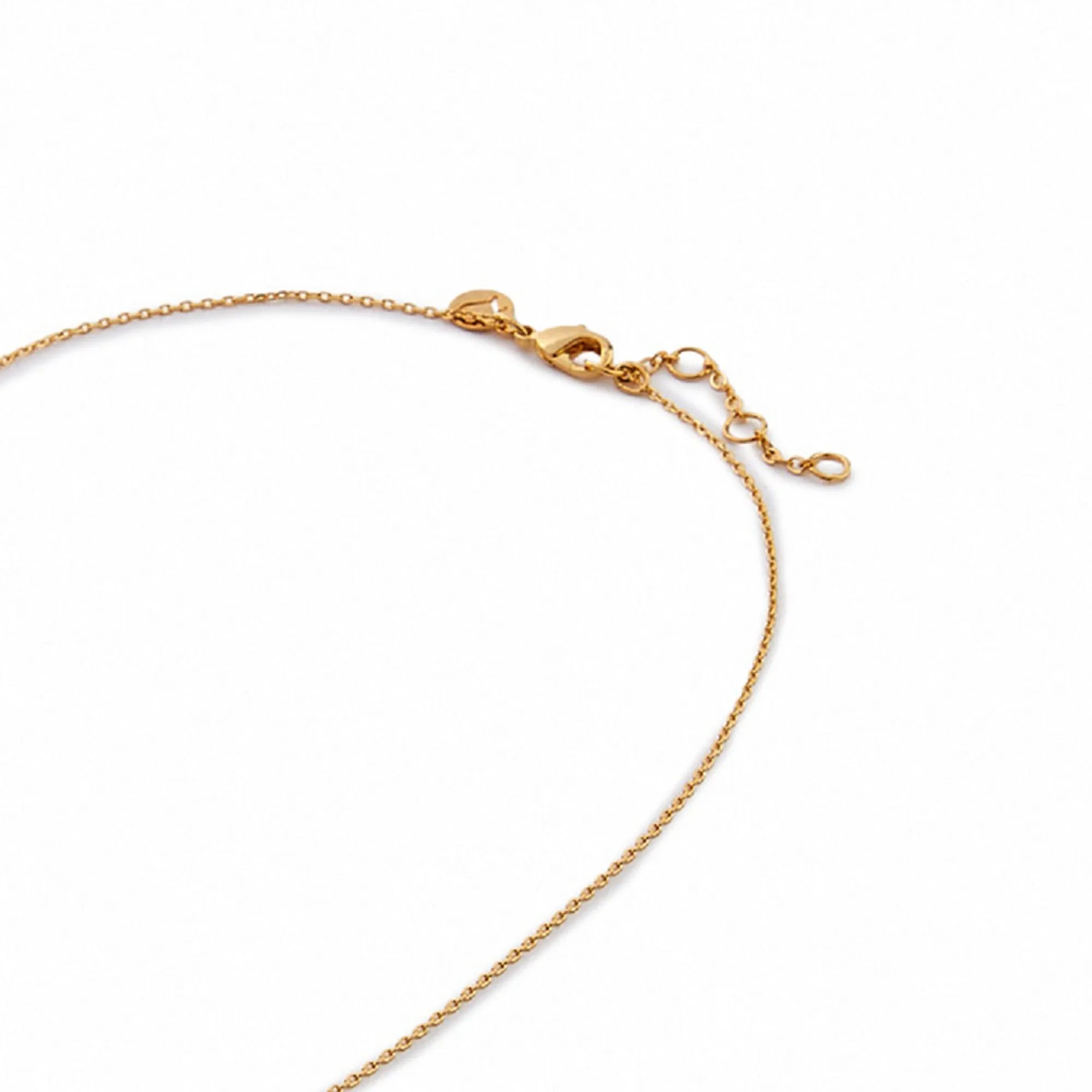 Real Gold Plated Initial Necklace Locket M For Women By Accessorize London