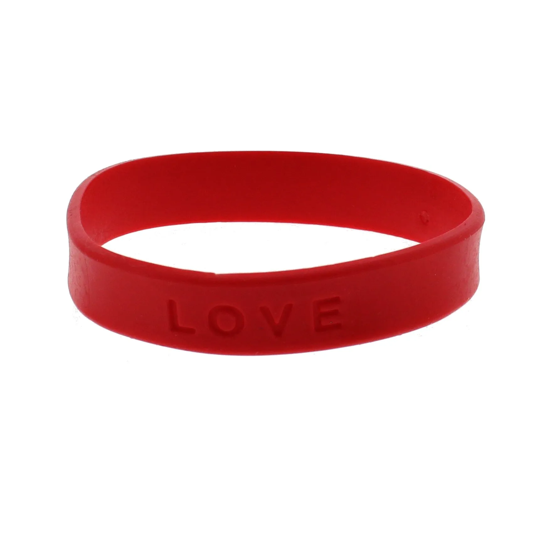 Red LOVE Silicon Bracelet