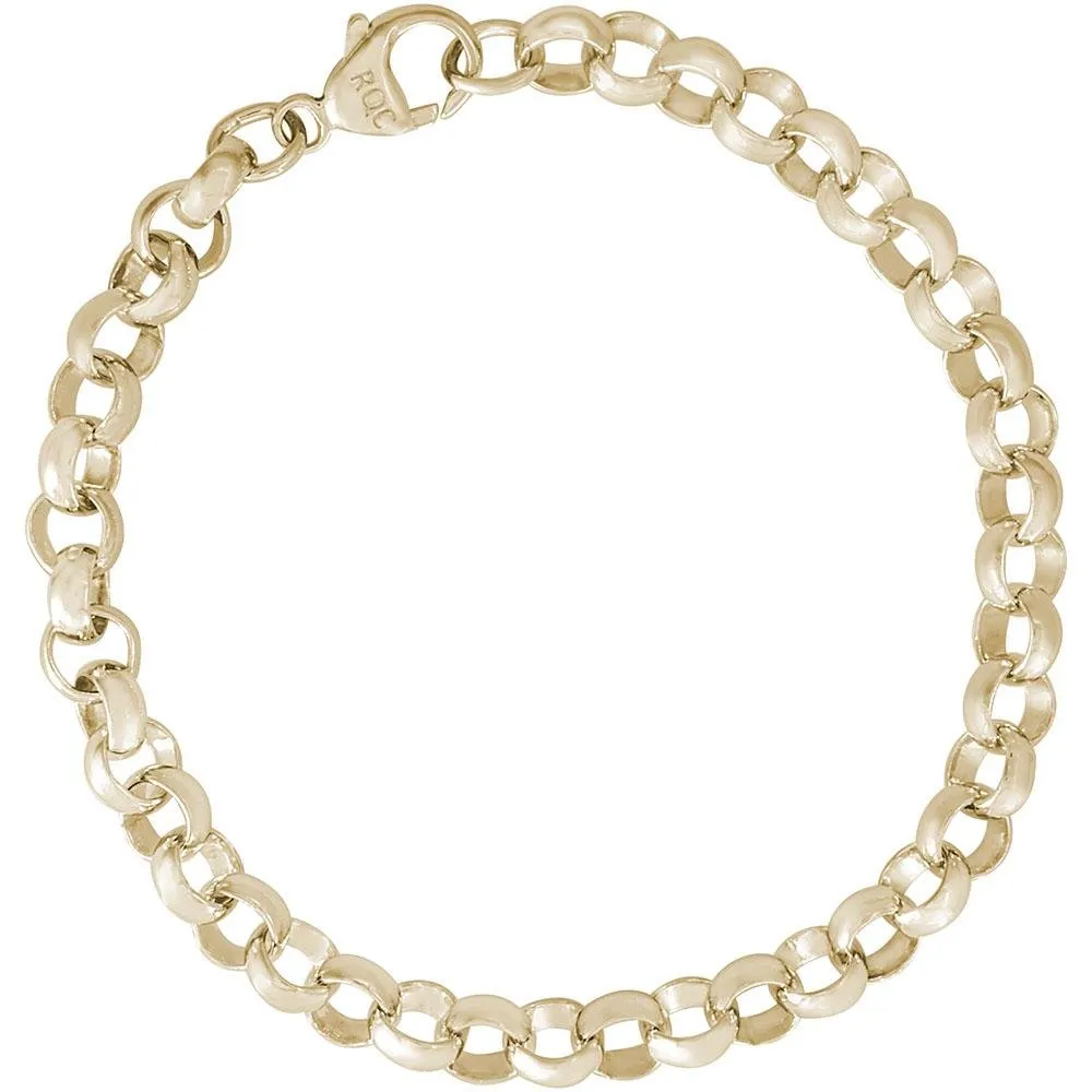 Rembrandt Charms - Rolo Link Classic Charm Bracelet - 20-0115