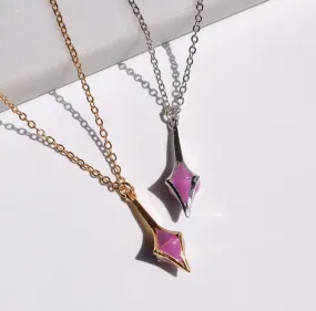 Reyna Soul Capsule Necklace, Silver or Gold Plated Necklace, Gamer Jewelry