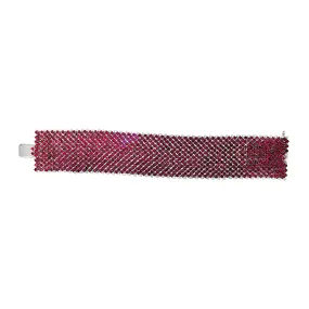 Salavetti Ruby and Diamond Flexible Bracelet