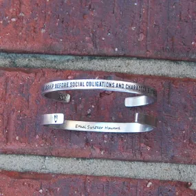 Scholarship Cuff Bracelet