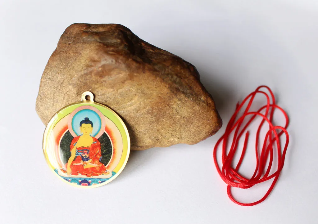 Shakyamuni Buddha Printed Deity Pendant