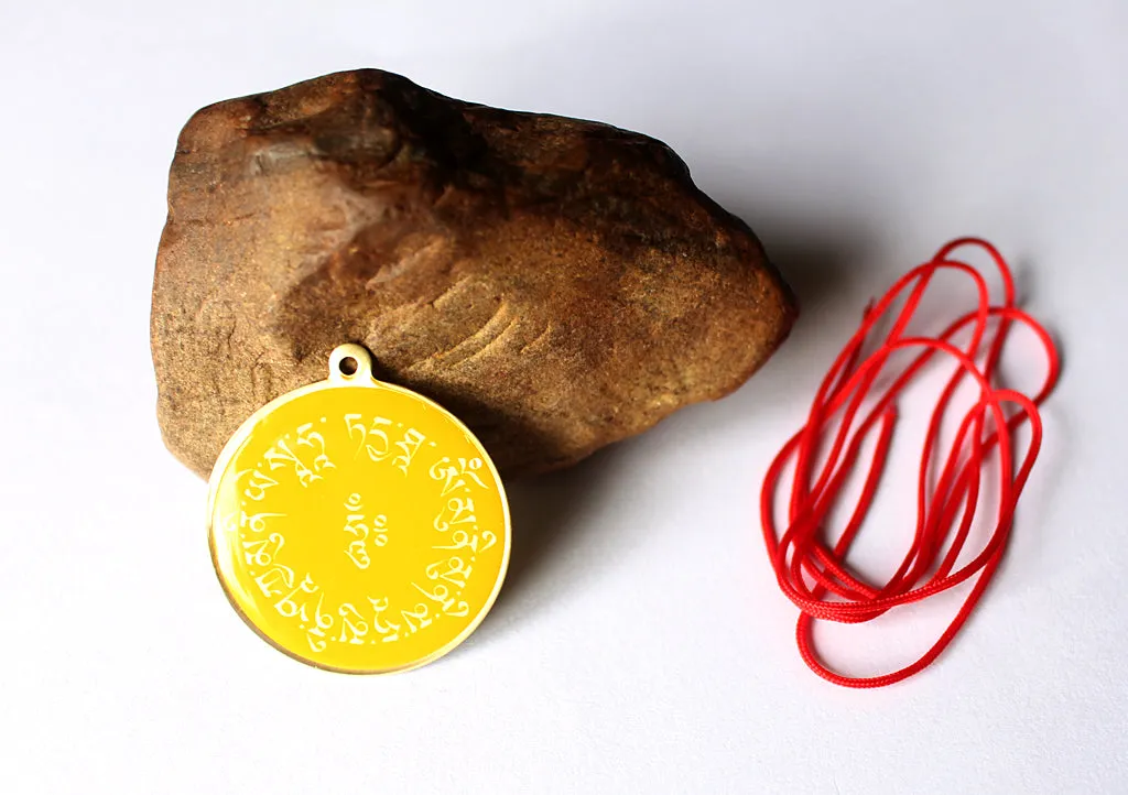 Shakyamuni Buddha Printed Deity Pendant