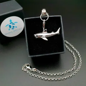 Shark Unisex Necklace - 925 Scuba Sterling Silver