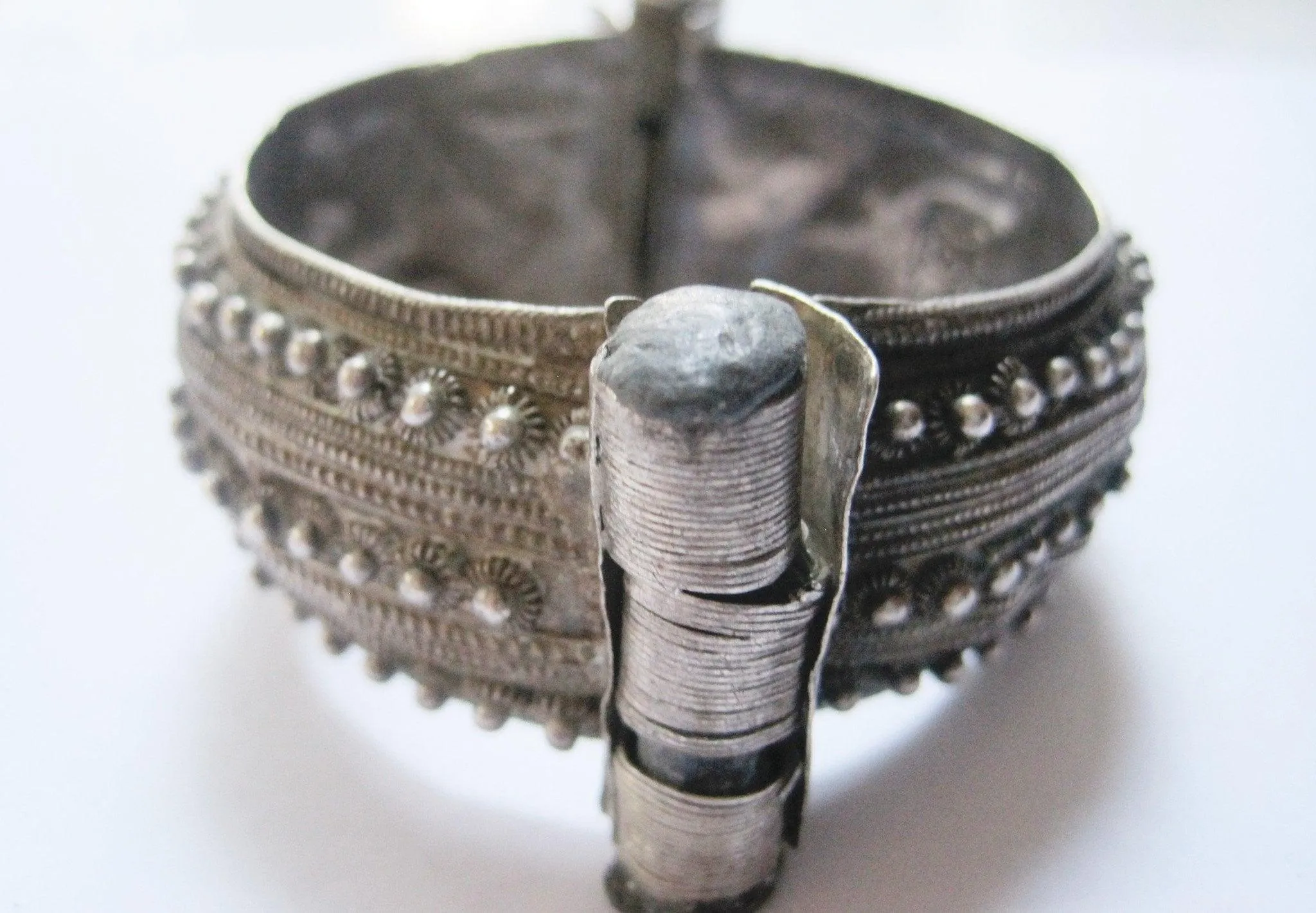 Signed Jewish Yemeni Bracelet for Small Wrist