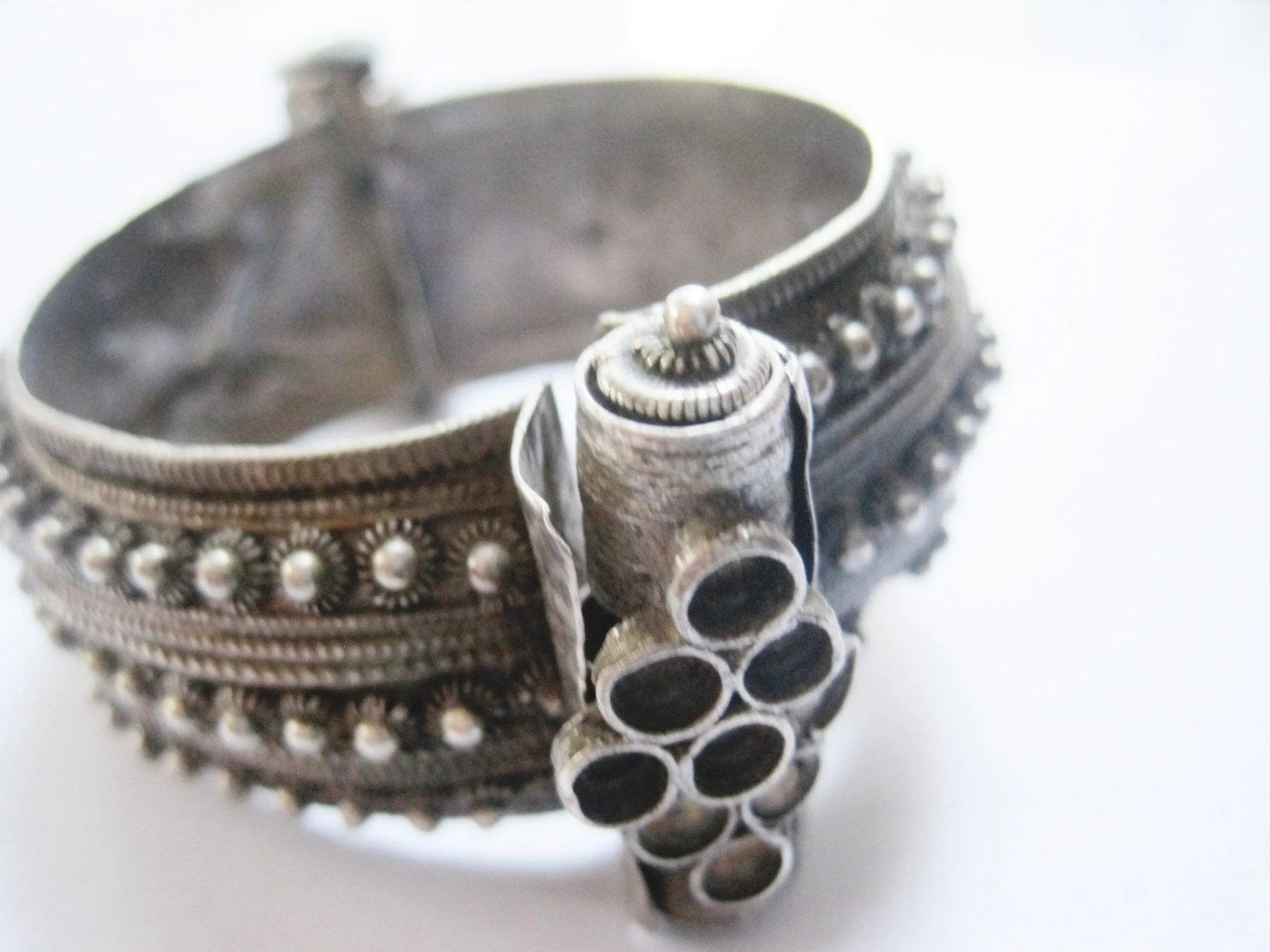 Signed Jewish Yemeni Bracelet for Small Wrist