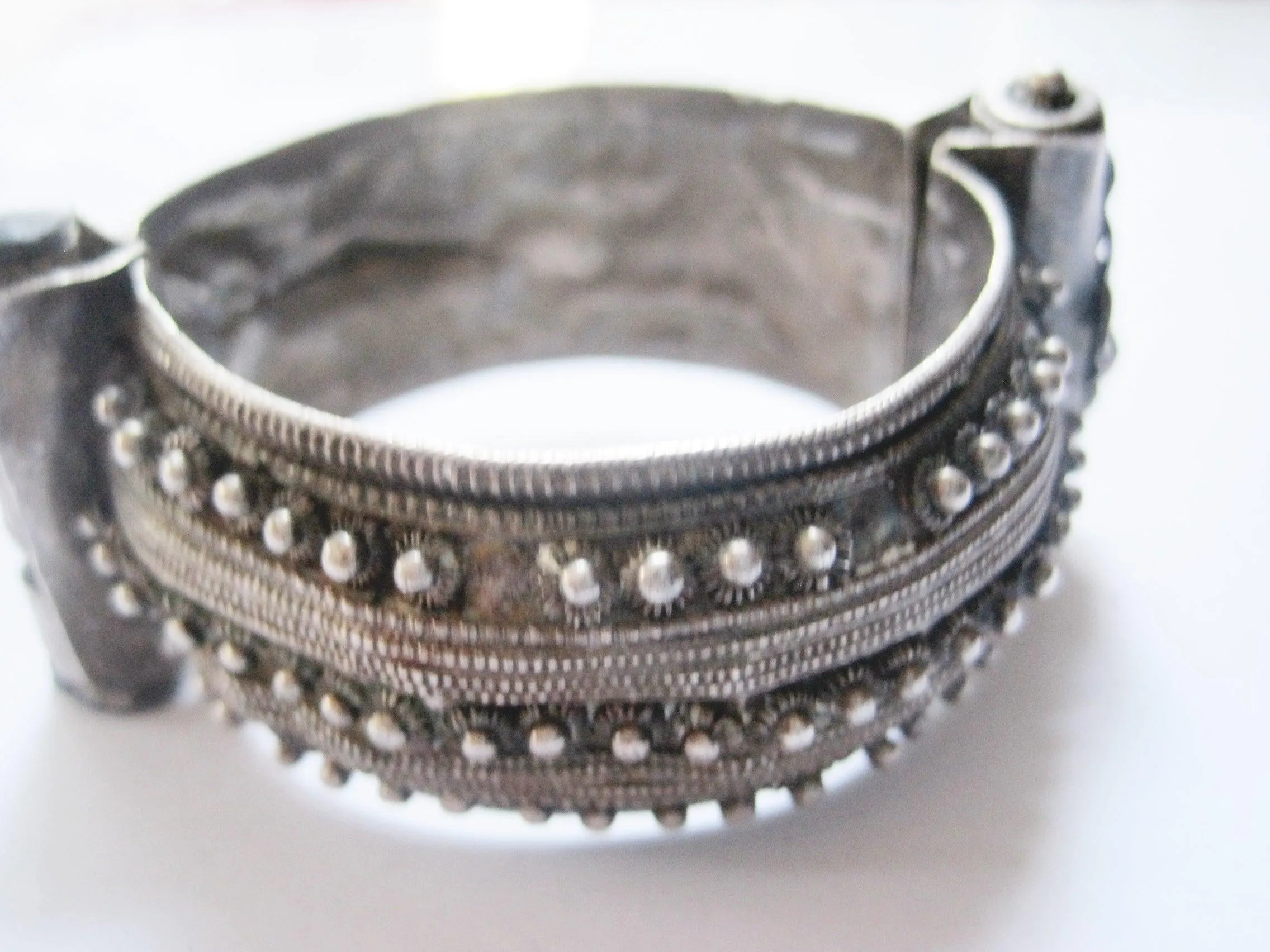 Signed Jewish Yemeni Bracelet for Small Wrist