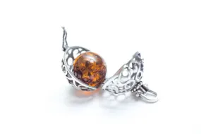 Silver Filigree Locket Necklace