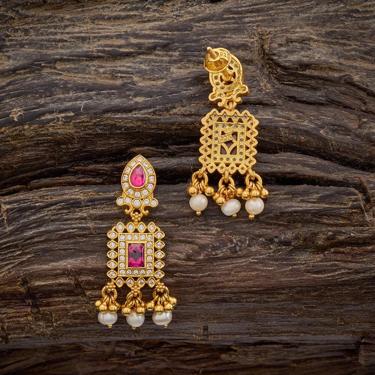 Silver Temple Earring 156846