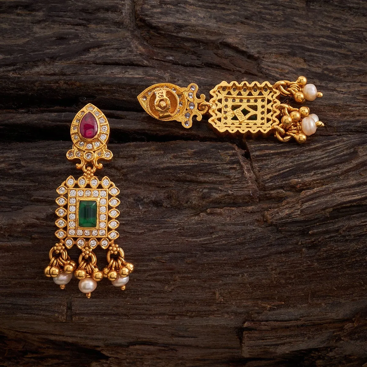 Silver Temple Earring 156846
