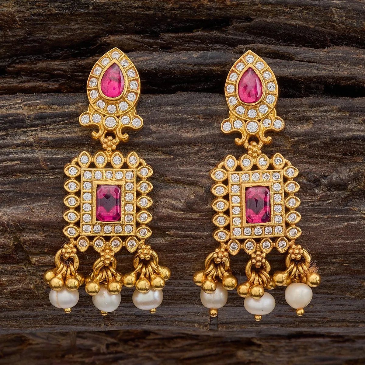 Silver Temple Earring 156846