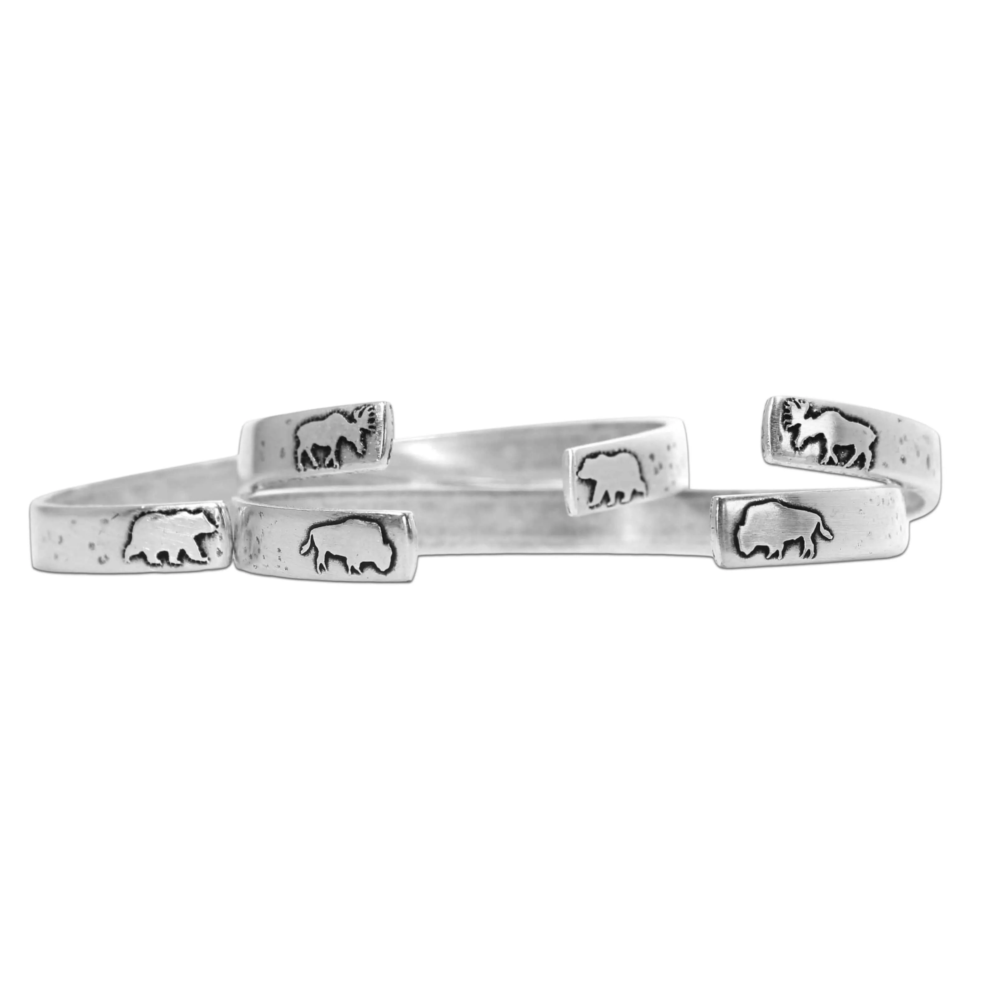 Skinny Bear Cuff Bracelet