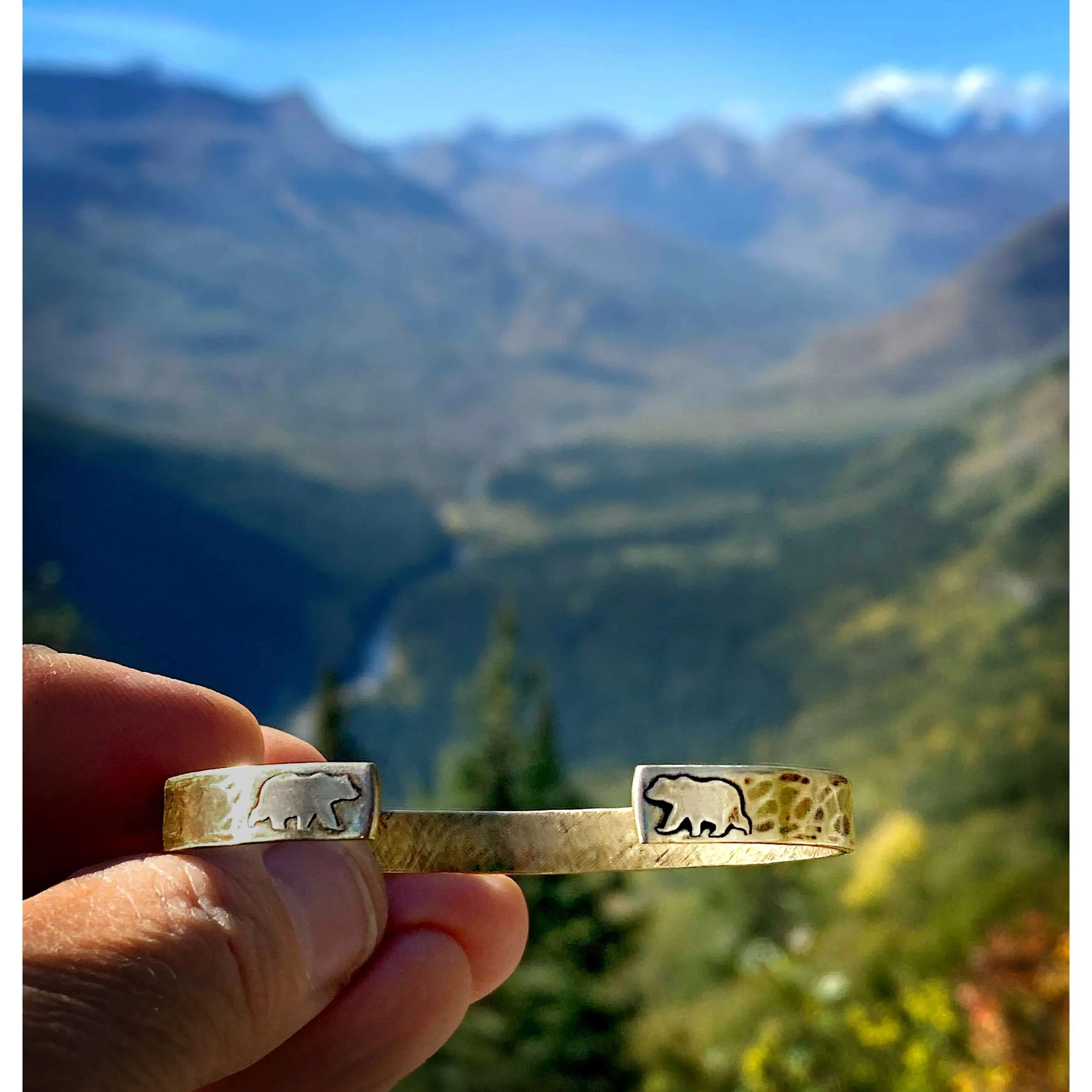 Skinny Bear Cuff Bracelet