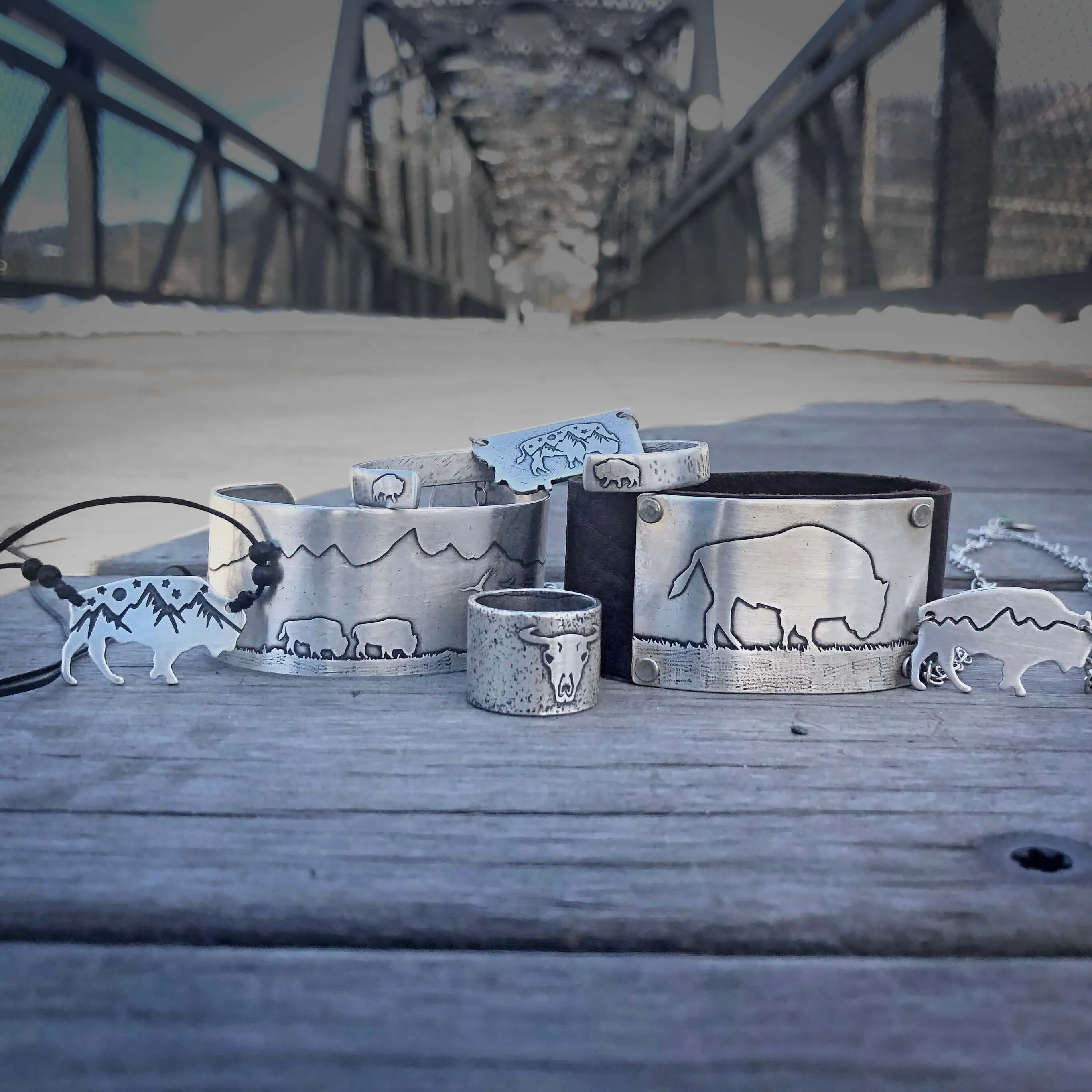 Skinny Bear Cuff Bracelet