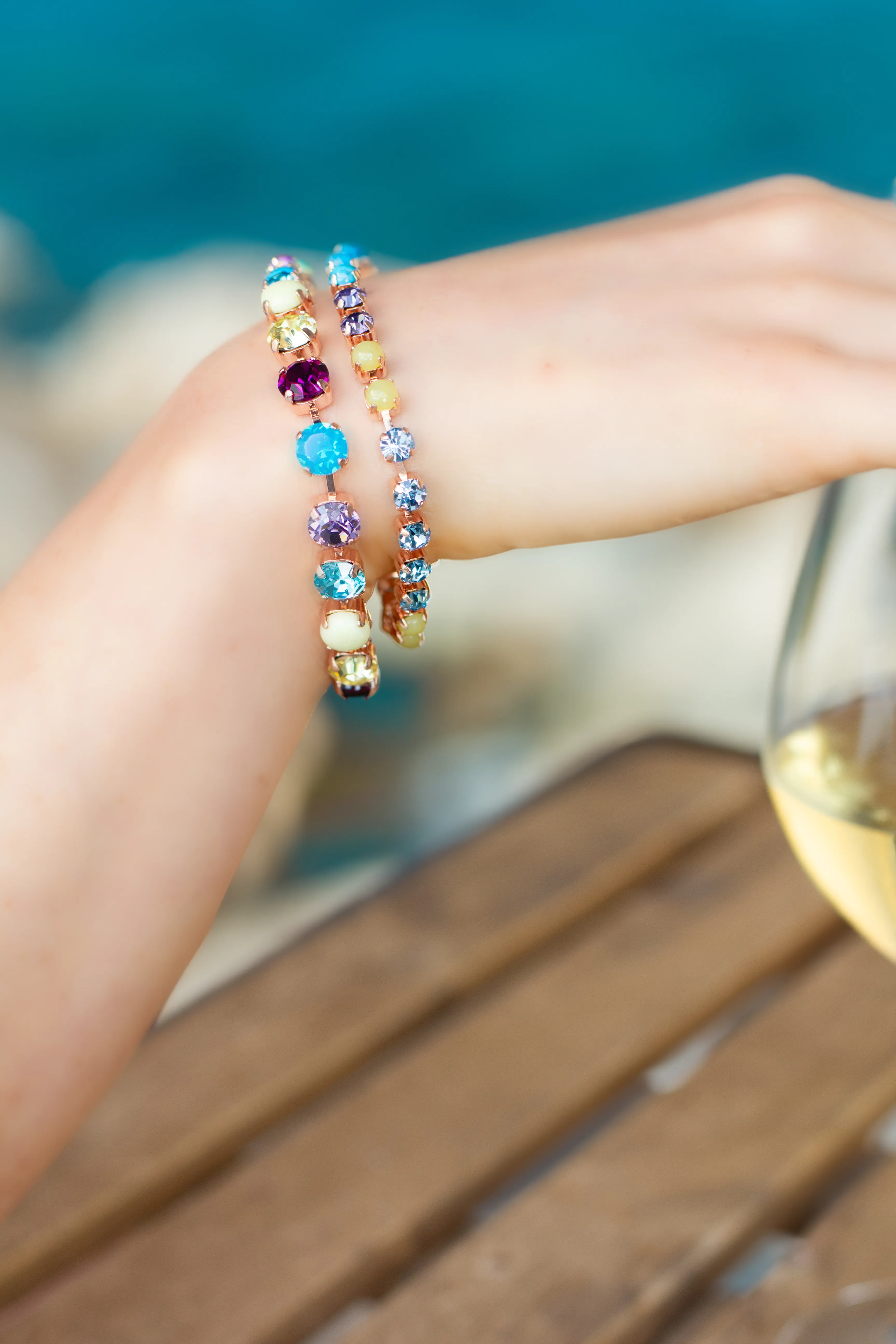 Small Everyday Necklace in "Vineyard Veranda"  *Custom*