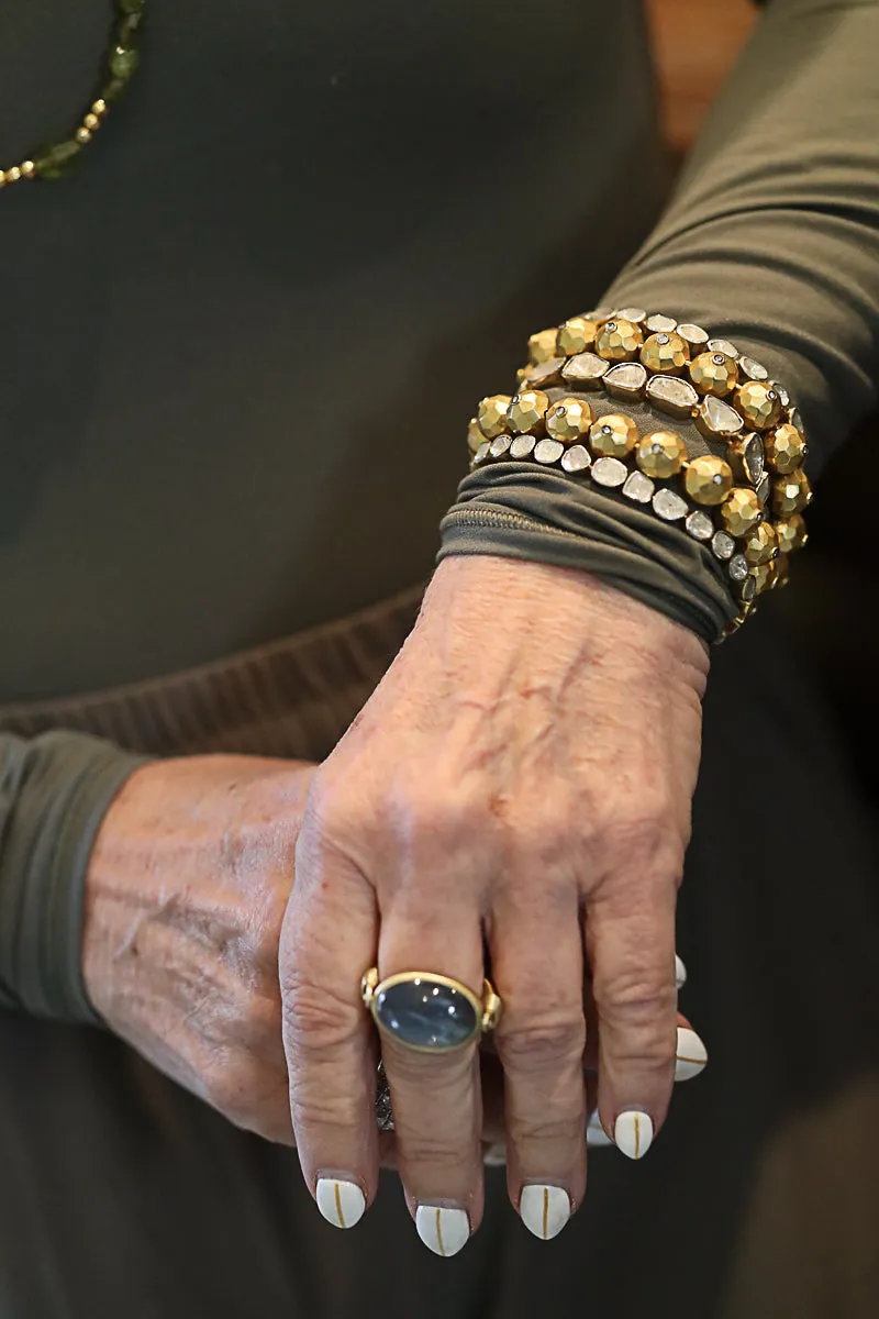 Small Hand Forged Ball Chain Bracelet