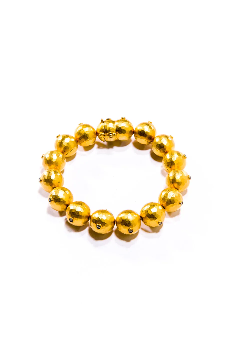 Small Hand Forged Ball Chain Bracelet