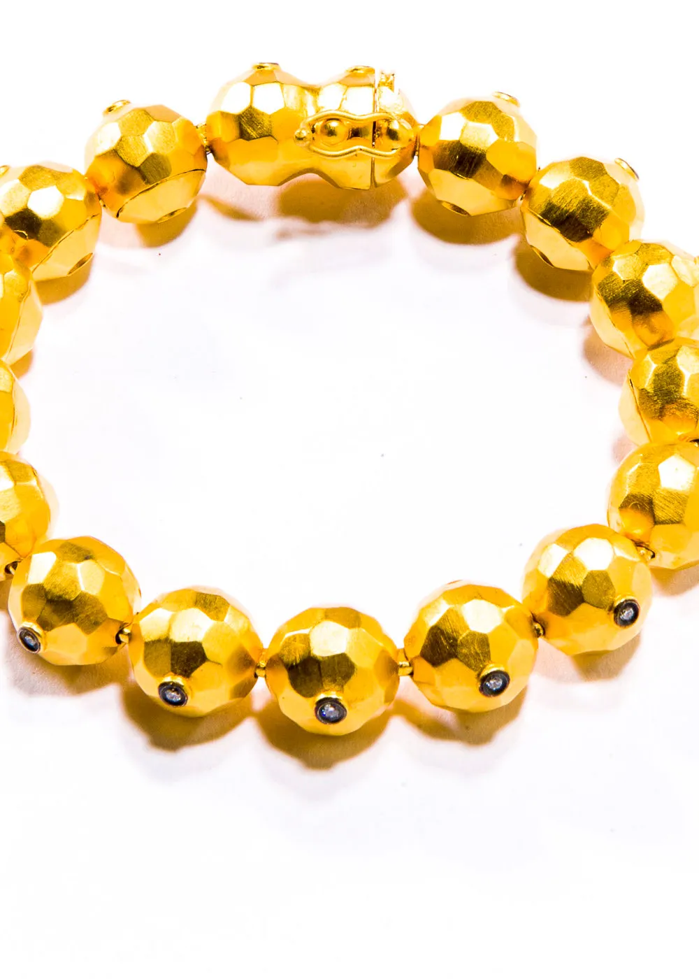 Small Hand Forged Ball Chain Bracelet