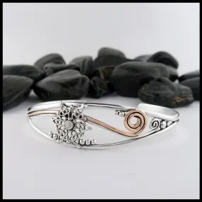 Snowflake Cuff Bracelet