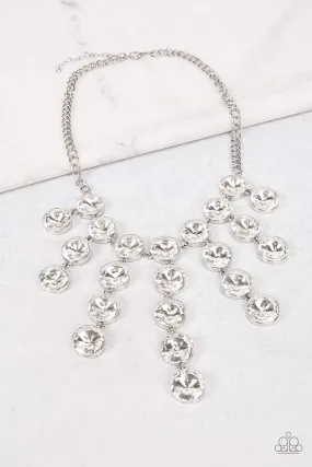 Spotlight Stunner - White Necklace - Paparazzi Accessories