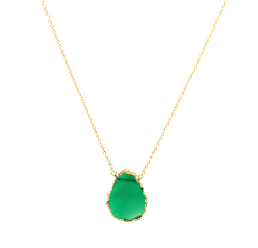 SPS BEZEL SLICES NECKLACE