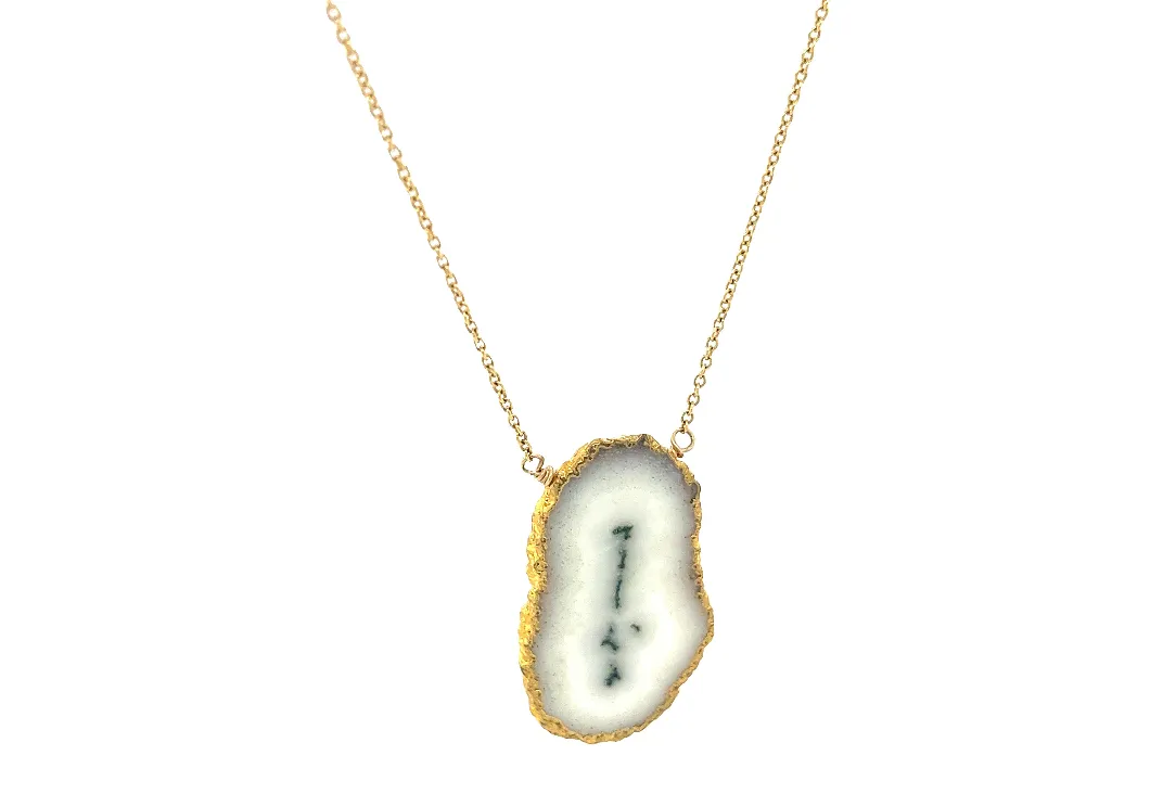 SPS BEZEL SLICES NECKLACE