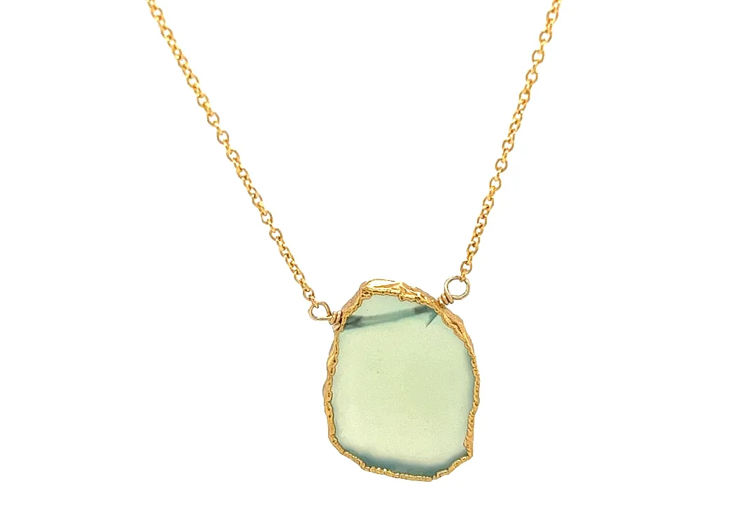 SPS BEZEL SLICES NECKLACE