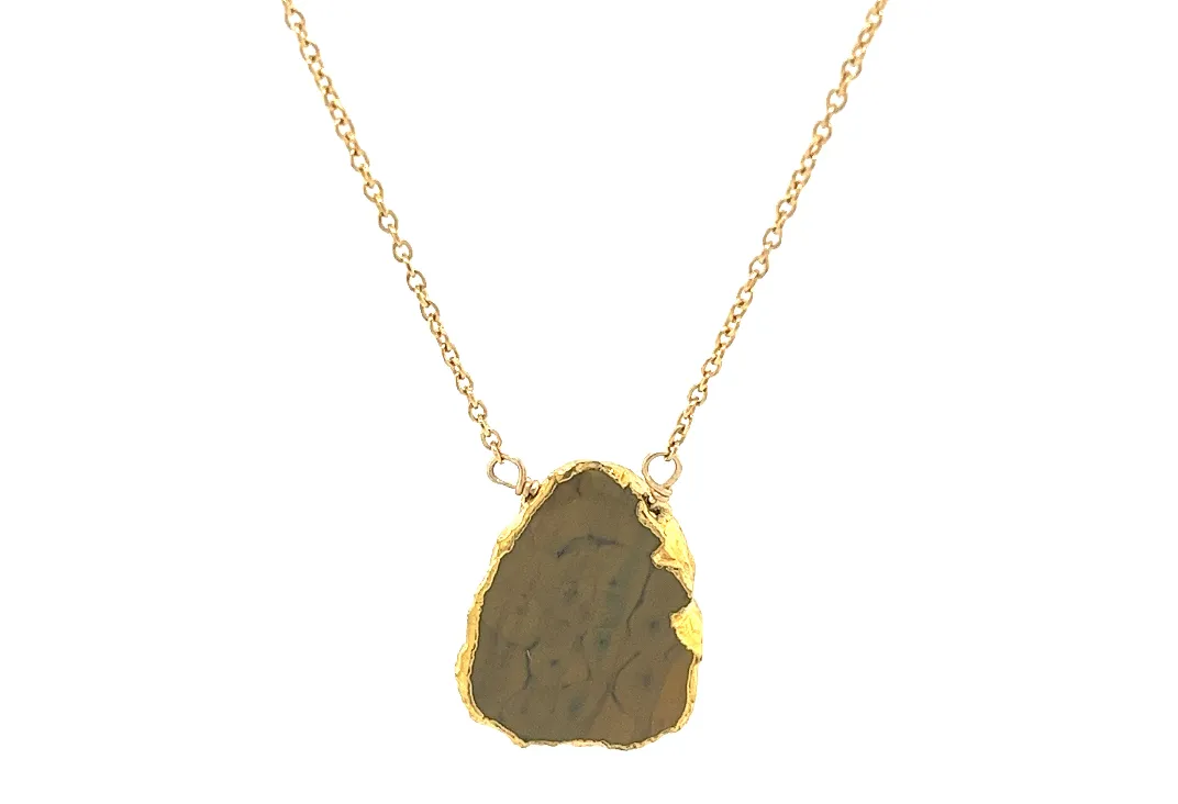 SPS BEZEL SLICES NECKLACE